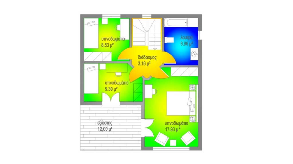 ΚΑΤΟΨΗ ΟΡΟΦΟΥ 60 Μ²