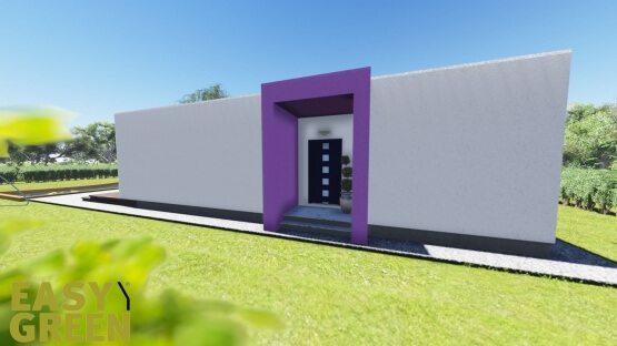 Prisma 100 ,prokat, προκάτ, προκατασκευασμένο σπίτι, easy green, ισόγειο, bauhaus
